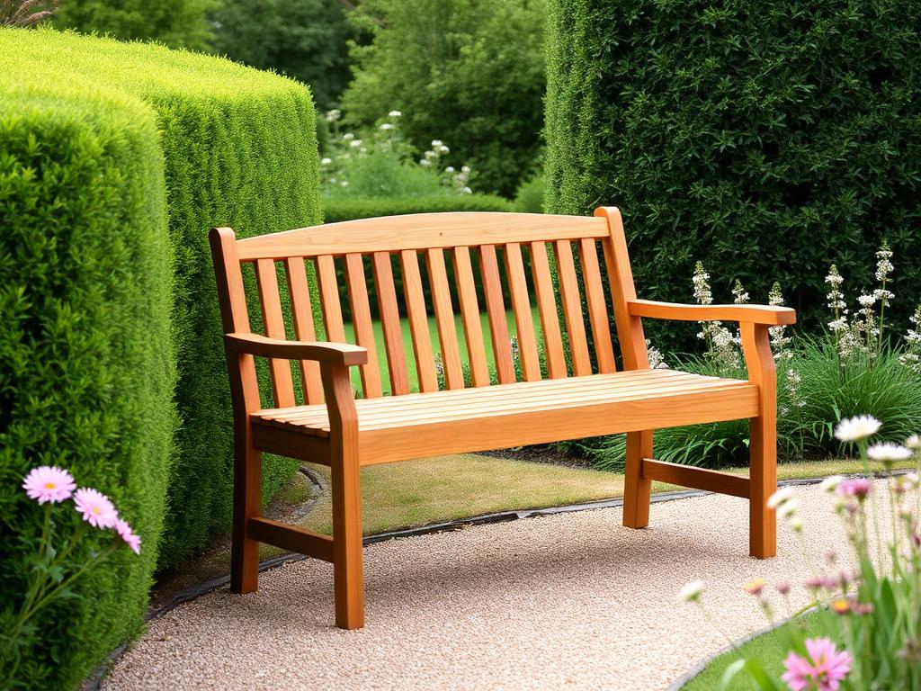Wooden Garden Bench